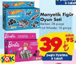 HOT WHEELS & BARBİE MANYETİK FİGÜR OYUN SETİ OYUNCAK